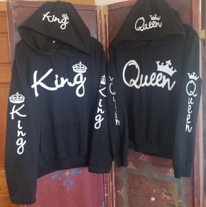 King and Queen hoodies